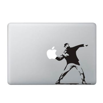 MacBook Sticker Manifestant Banksy  Stickers MacBook - 1