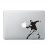 Sticker MacBook Manifestant Banksy