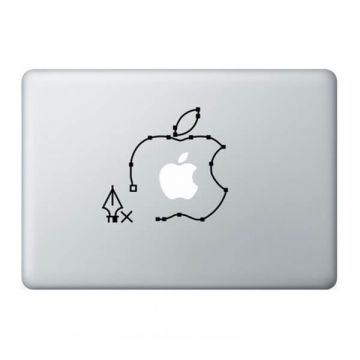 MacBook Sketch Aufkleber  Stickers MacBook - 1