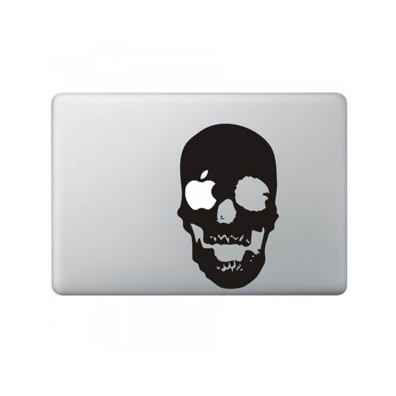 MacBook Totenkopf Aufkleber - MacManiack Deutschland
