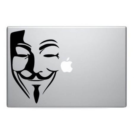 Masker anonymous MacBook sticker  Stickers MacBook - 1