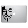 Masker anonymous MacBook sticker