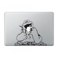 MacBook Cookie Monster Cookie Sticker voor MacBook Cookie  Stickers MacBook - 1