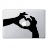 MacBook Herzaufkleber
