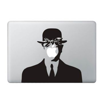 MacBook Magritte-sticker  Stickers MacBook - 1