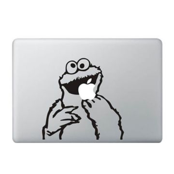 MacBook Cookie Cookie Monster Gulzigaardetiket voor MacBook Cookie  Stickers MacBook - 1