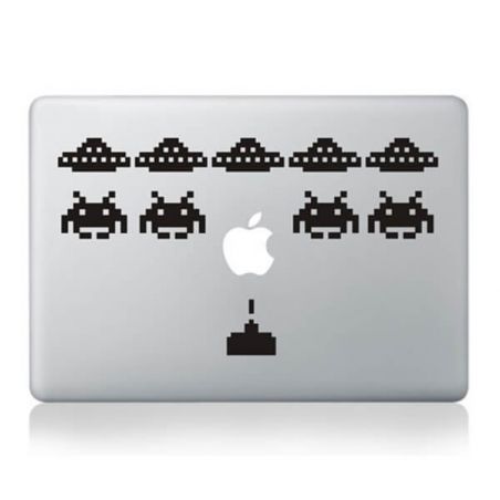 MacBook Space Invaders sticker  Stickers MacBook - 1