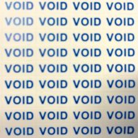 Pack of 300 VOID warranty stickers  Consumables - 1