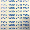 Pack de 300 Stickers de garantie "VOID"
