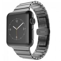 Hoco donker grijs schakelarmband Apple Watch 42mm bandje met adapters Hoco Accueil - 1