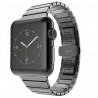 Hoco donker grijs schakelarmband Apple Watch 42mm bandje met adapters