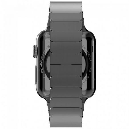 Hoco donker grijs schakelarmband Apple Watch 42mm bandje met adapters Hoco Accueil - 3