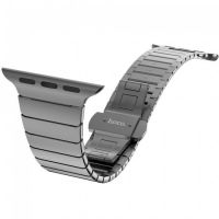 Hoco donker grijs schakelarmband Apple Watch 42mm bandje met adapters Hoco Accueil - 6