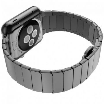 Hoco donker grijs schakelarmband Apple Watch 42mm bandje met adapters Hoco Accueil - 5
