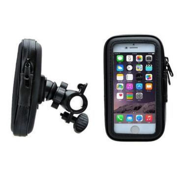 Zwarte fietshouder voor iPhone 6 Plus  Steunen en dokken iPhone 6 Plus - 6