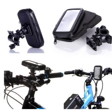 Zwarte fietshouder voor iPhone 6 Plus  Steunen en dokken iPhone 6 Plus - 4