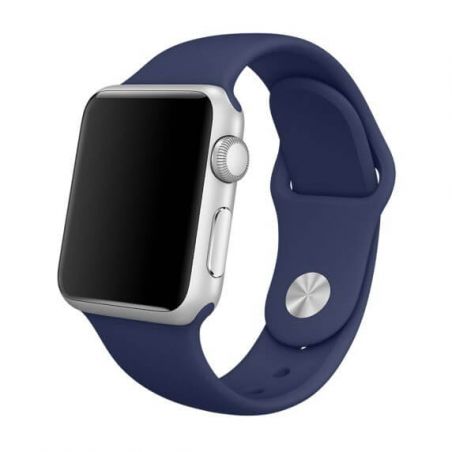 Appel Horloge Armband 44mm & 42mm Nacht Blauw S/M en M/L  Riemen Apple Watch 42mm - 1