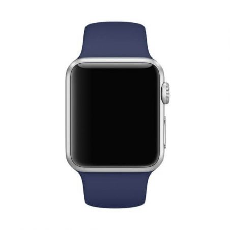 Appel Horloge Armband 44mm & 42mm Nacht Blauw S/M en M/L  Riemen Apple Watch 42mm - 4