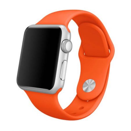Appel Horlogearmband 44mm & 42mm Oranje S/M en M/L  Riemen Apple Watch 42mm - 1