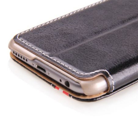 Achat Etui portefeuille lignes simili cuir iPhone 6