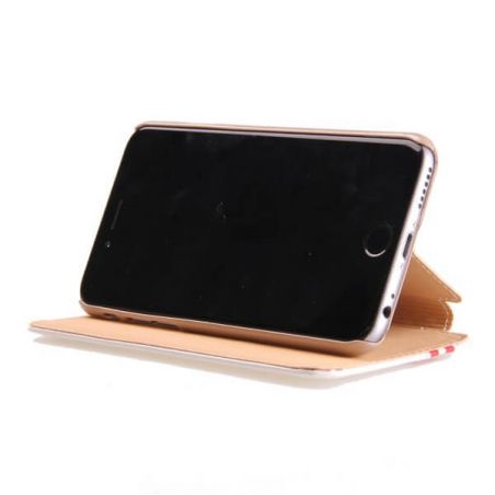 Wallet case for iPhone 6 Plus imitation leather lines  Covers et Cases iPhone 6 Plus - 17