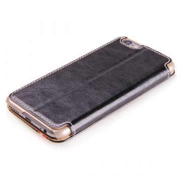 Achat Etui portefeuille lignes simili cuir iPhone 6 Plus