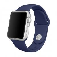Donkerblauw siliconen bandje Apple Watch 38mm S/M M/L  Riemen Apple Watch 38mm - 1