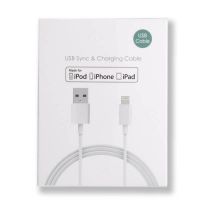Witte bliksemkabel gecertificeerd Apple gemaakt voor iPhone (MFI)  laders - Batterijen externes - Kabels iPhone 5 - 2