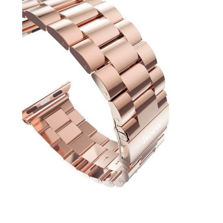 Hoco Pink Gold Stainless Steel Apple Watch 40mm & 38mm bracelet Hoco Straps Apple Watch 38mm - 1