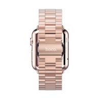 Hoco Pink Gold Stainless Steel Apple Watch 38mm bracelet Hoco Gurte Apple Watch 38mm - 2