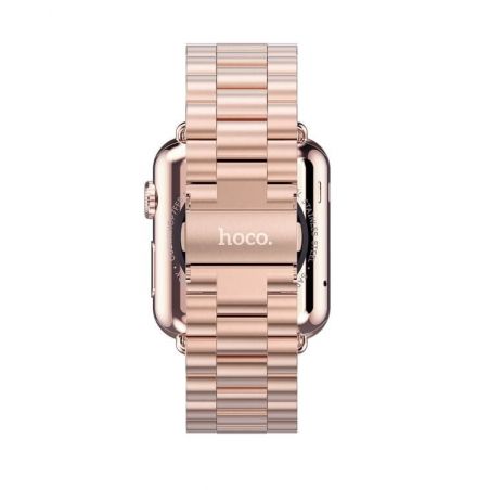Hoco Pink Gold Stainless Steel Apple Watch 40mm & 38mm bracelet Hoco Straps Apple Watch 38mm - 2