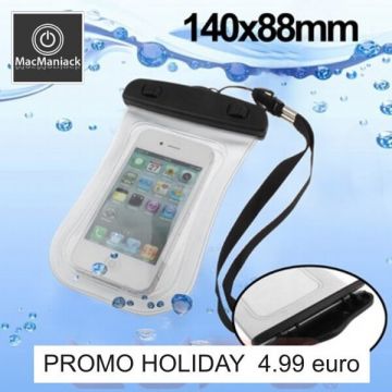 White waterproof shell (3 meters deep) iphone 3G 3GS 4 4S