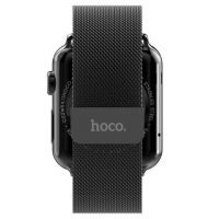 Hoco zwart milanees bandje Apple Watch 42mm Hoco Riemen Apple Watch 42mm - 2