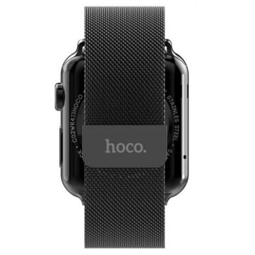 Hoco zwart milanees bandje Apple Watch 42mm Hoco Riemen Apple Watch 42mm - 2
