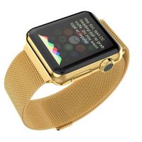 Gold Milanese Hoco Apple Watch 42mm Black Bracelet Hoco Gurte Apple Watch 42mm - 1