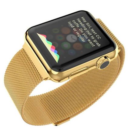Hoco goud milanees bandje Apple Watch 42mm Hoco Riemen Apple Watch 42mm - 1