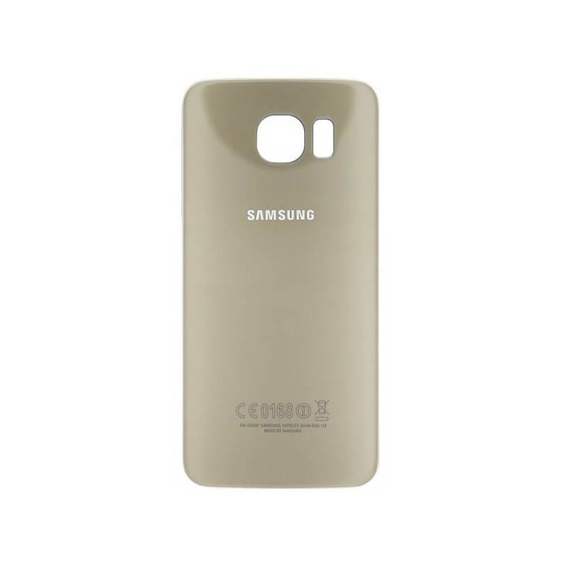 Original Samsung S6 Edge Gold Replacement Back Cover - MacManiack