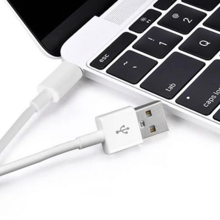 USB-C to USB charging cable - White  Cables and adapters MacBook - 1