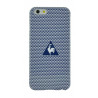 Le Coq Sportif wit blauw driehoekjes hoesje iPhone 6 6S