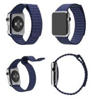 Gewatteerd magnetisch leer bandje Apple Watch 42mm  Riemen Apple Watch 42mm - 10