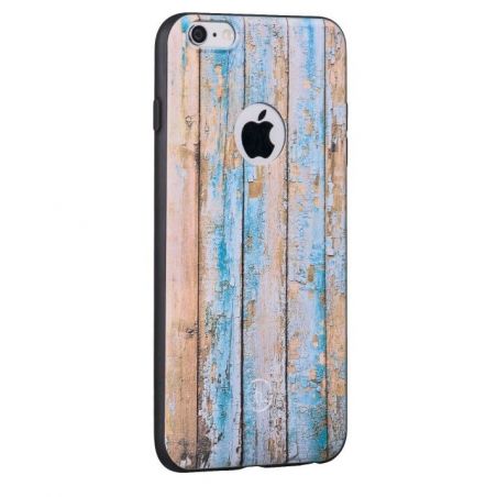 Hoco roesthout effect hoesje iPhone 6 6S Plus Hoco Dekkingen et Scheepsrompen iPhone 6 Plus - 3