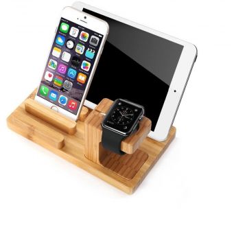 4 in 1 Dock Apple Watch, iPhone, iPad und bic  Ladegeräte - Kabel -  Unterstützt und dockt an Apple Watch 38mm - 12