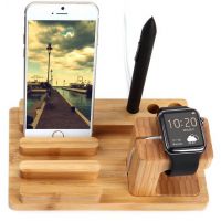 Achat Dock 4 en 1 bois Apple Watch, iPhone, iPad et bic WATCHACC-145
