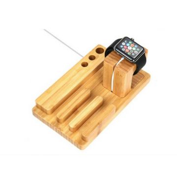 4 in 1 Dock Apple Watch, iPhone, iPad und bic  Ladegeräte - Kabel -  Unterstützt und dockt an Apple Watch 38mm - 10