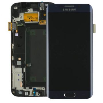 Galaxy S6 Edge S6 Edge Full Screen Originele Zwarte Rand  Vertoningen - Onderdelen Galaxy S6 Edge - 1