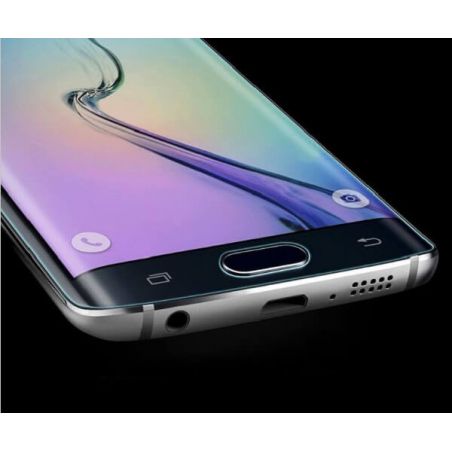 Tempered glass screen protector black for Samsung S6 Edge  Protective films Galaxy S6 Edge - 1