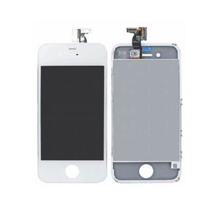 Achat KIT COMPLET seconde qualité: Vitre tactile, écran LCD, châssis et vitre arrière pour iPhone 4S Blanc IPH4S-012