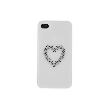 Achat Coque Heart Blanche Swarovski iPhone 4/4S COQ4X-099X