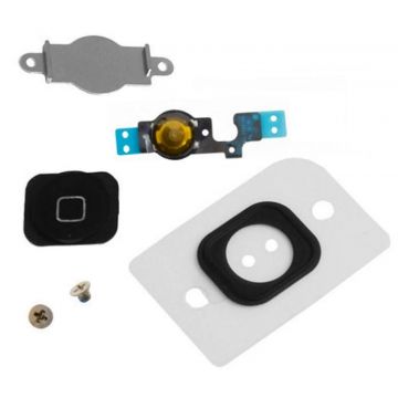 Zwarte home button kit iPhone 5C  Onderdelen iPhone 5C - 1