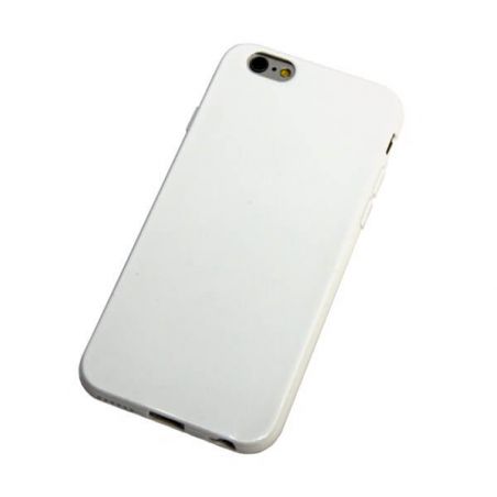 Wit Siliconenkoker iPhone 6 Plus/6S Plus, wit Siliconenkoker, wit  Dekkingen et Scheepsrompen iPhone 6 Plus - 1